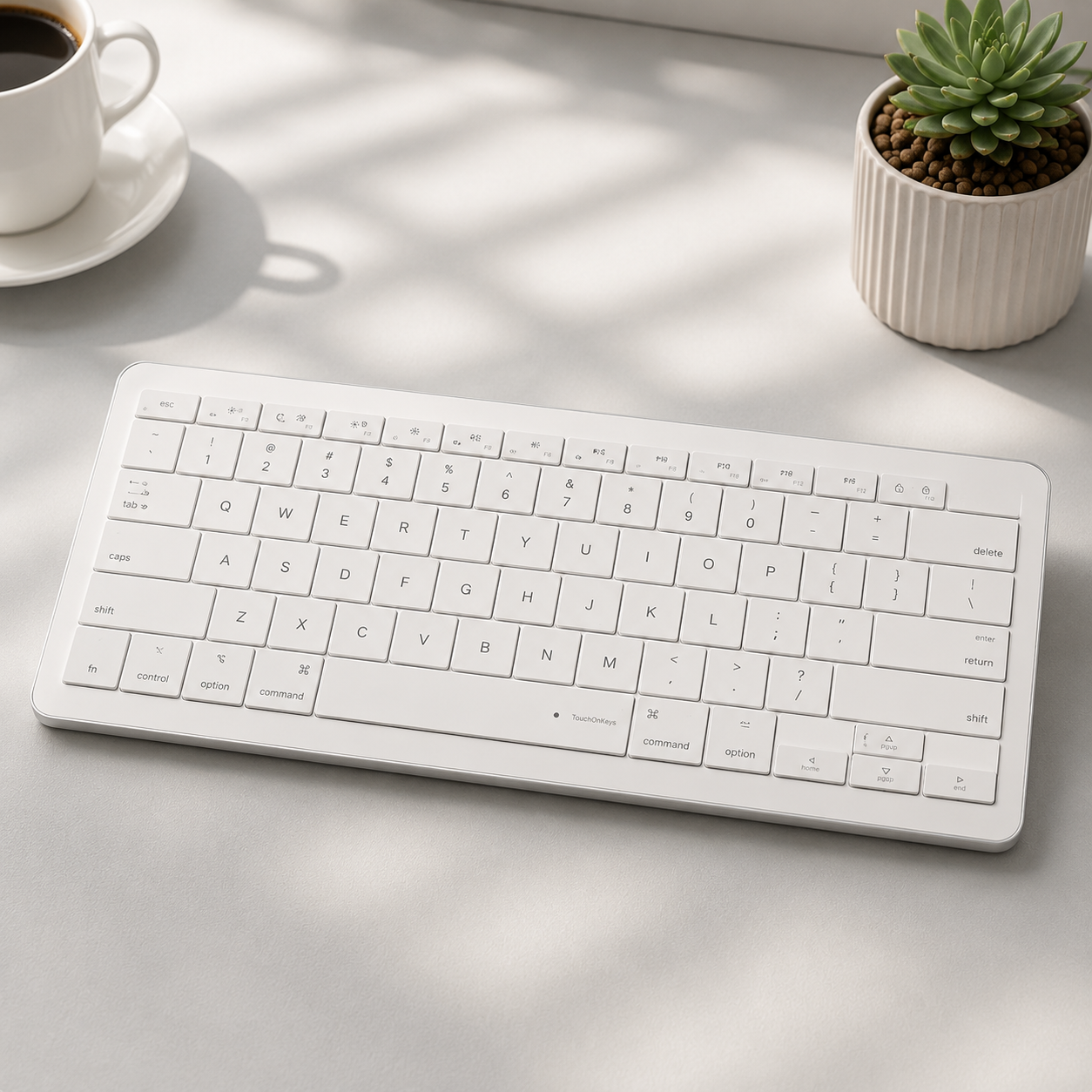 Clevetura CLVX 1 Mac Wireless Keyboard with Trackpad Full Size Bluetooth